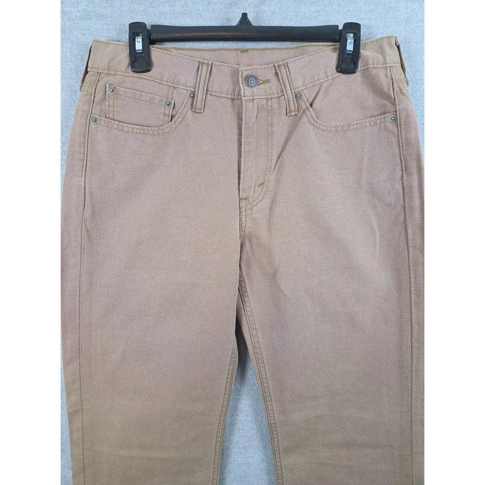 Levis 514‎ Straight Leg Jeans Men's 31x30 Brown Twill Cotton Classic Cowboy